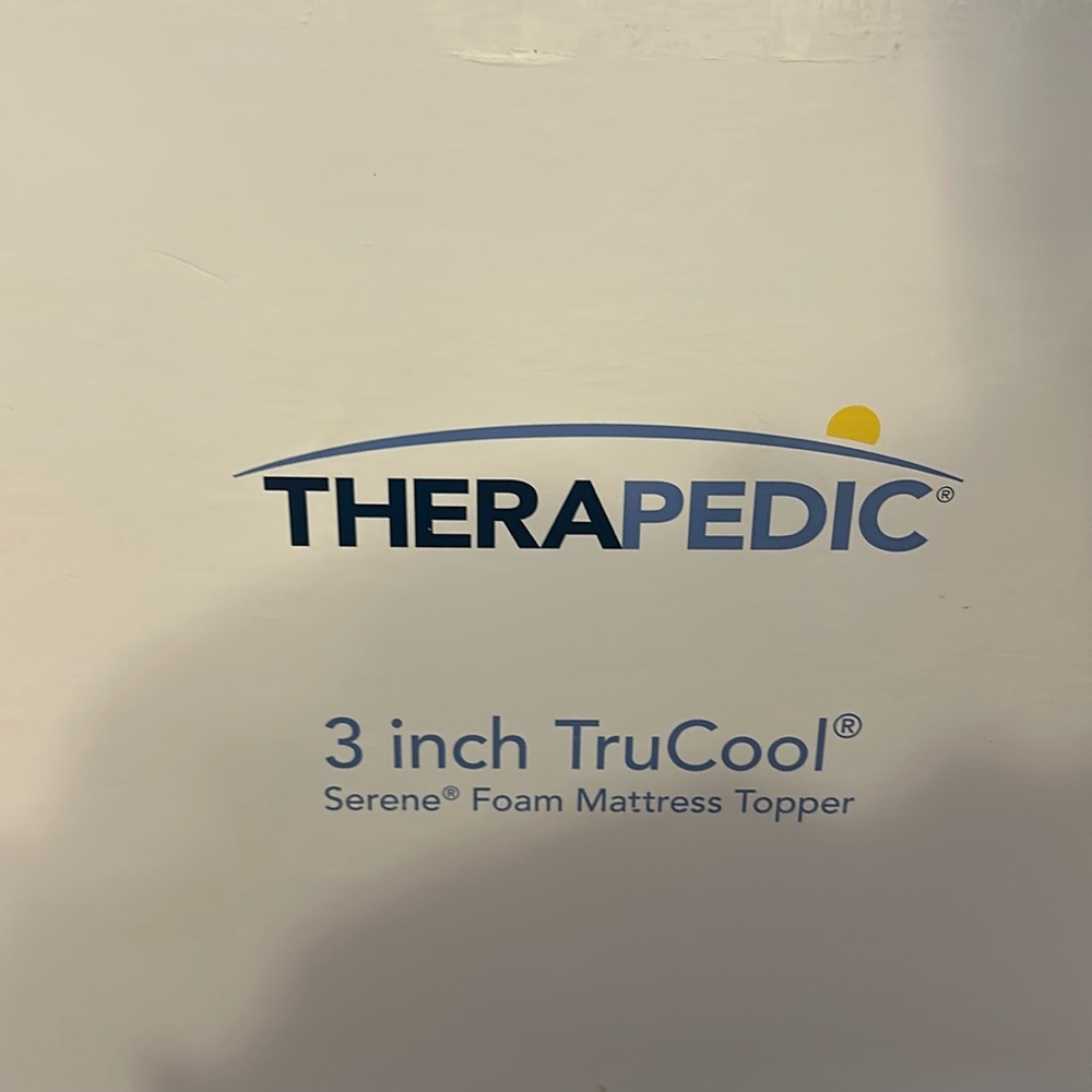 Therapedic 3” TruCool Matress topper. Size King